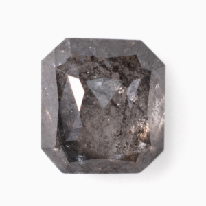 Rose Cut | Salt and Pepper Emerald Cut 0.76ct