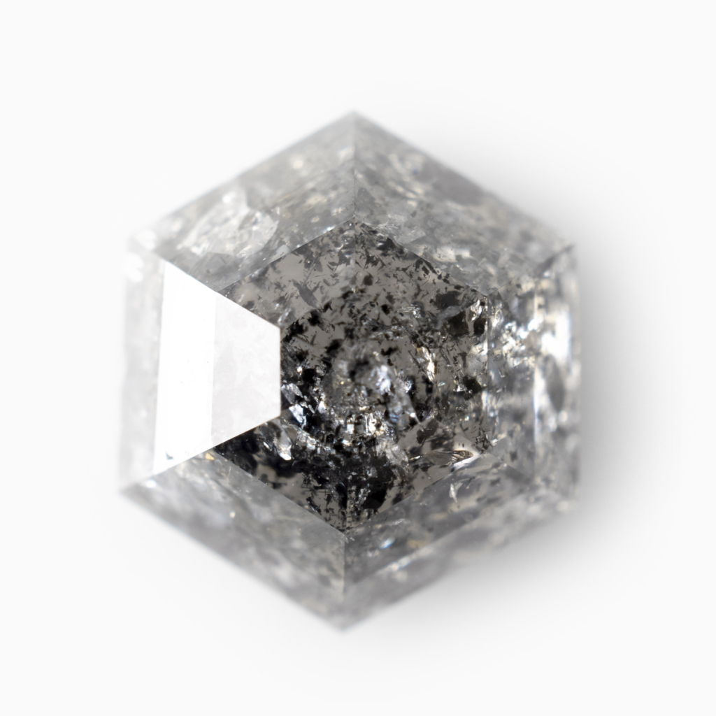 Rose Cut | Dalmatian Diamond Hexagon 2.48ct – Rough Diamond World