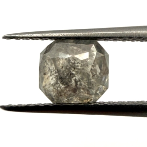 Double Cut | Salt and Pepper Radiant Off Square 1.38ct