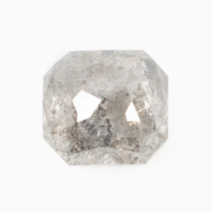 Double Cut | Salt and Pepper Emerald Square 1.38ct