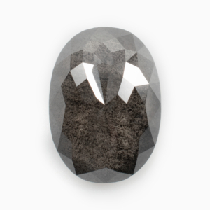 Double Cut | Salt and Pepper Oval from Canada 5.98ct