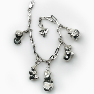 Silver Charm bracelet with Ruff and all his friends!!!