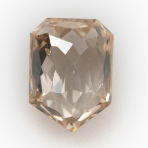 0.69ct Champagne Bullet Cut Double Cut