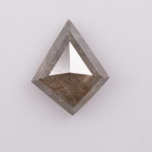 3.19ct Greenish Brown Kite Shape Rose Cut