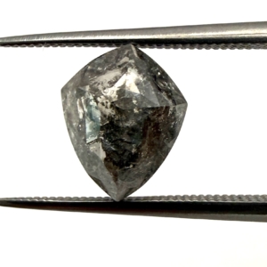 Double Cut Salt and Pepper Shield 2.49ct