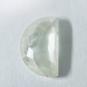 Double Cut Fancy White Half Moon 1.91CT