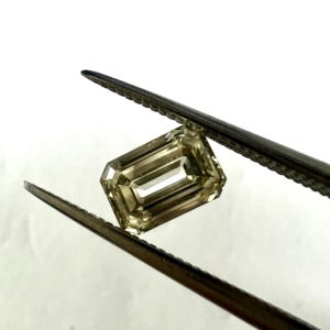 0.74 Champagne Emerald Cut