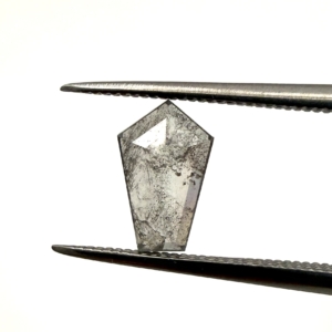 Rose Cut  Salt and Pepper Shield 0.58ct