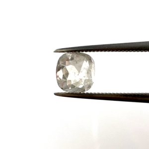 Rose Cut Unique Salt and Pepper Cushion 0.80ct