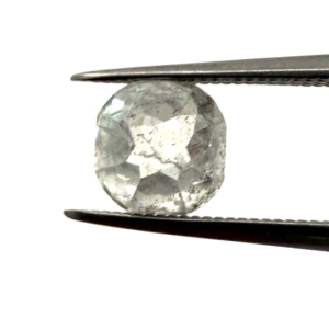 Double Cut Unique Salt and Pepper Cushion 1.07ct