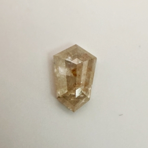 Rose Cut Fancy Coral Shield  0.76ct