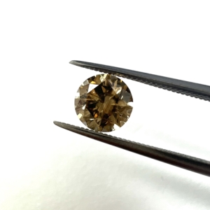 Brilliant  Cut  Champagne Round 1.03ct