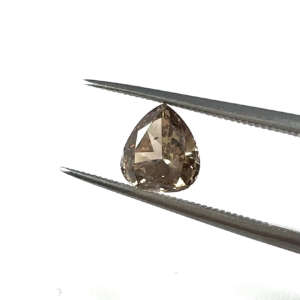 Double Cut  Cognac Champagne  Pear  1.10ct