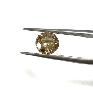 Brilliant Cut  Cognac Champagne  Round  1.11ct