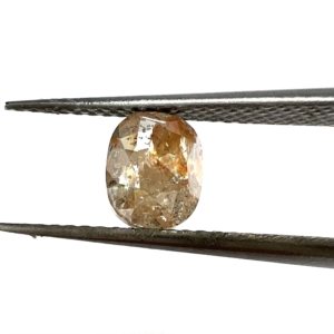 Double Cut Fancy Coral Oval  1.19ct