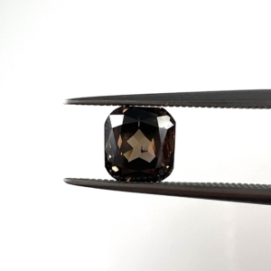 Double Cut  Cognac Champagne  Cushion 1.38ct