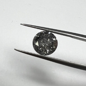 GIA |  Natural Fancy Gray Brilliant Cut White Round 2.27ct