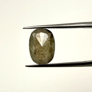 Greenish Brown Double Cut Oval 2.97ct