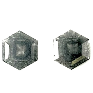 Rose Cut | Matched Pair Hexagon 5.19CT