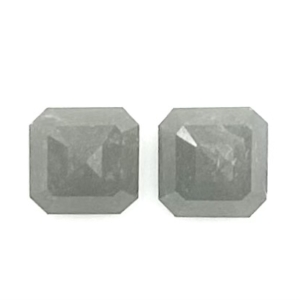 Rose Cut Cushion Matched Pair 5.08ct