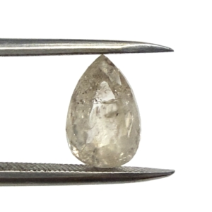 Pear Brilliant Cut SALT & PEPPER 2.15ct