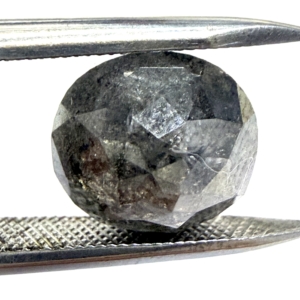 Oval Rose CUT SALT & PEPPER 3.03ct