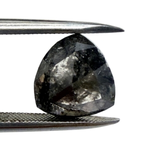 Trillion Rose CUT SALT & PEPPER 2.72ct