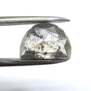 Half Moon Rose CUT SALT & PEPPER 3.73ct