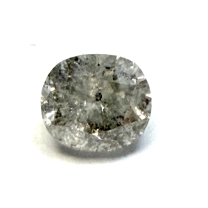 Oval Brilliant CUT SALT & PEPPER 0.93ct