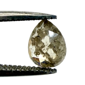 Pear Rose CUT SALT & PEPPER 0.45ct