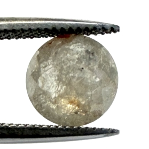 Round Rose Cut Salt and Pepper 1.84ct