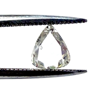 Pear Double Cut white 0.86ct