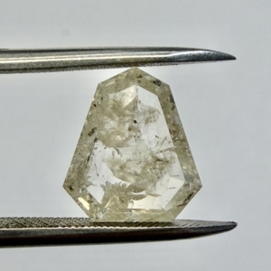 Rose Cut Icy Grey Shield 3.05ct
