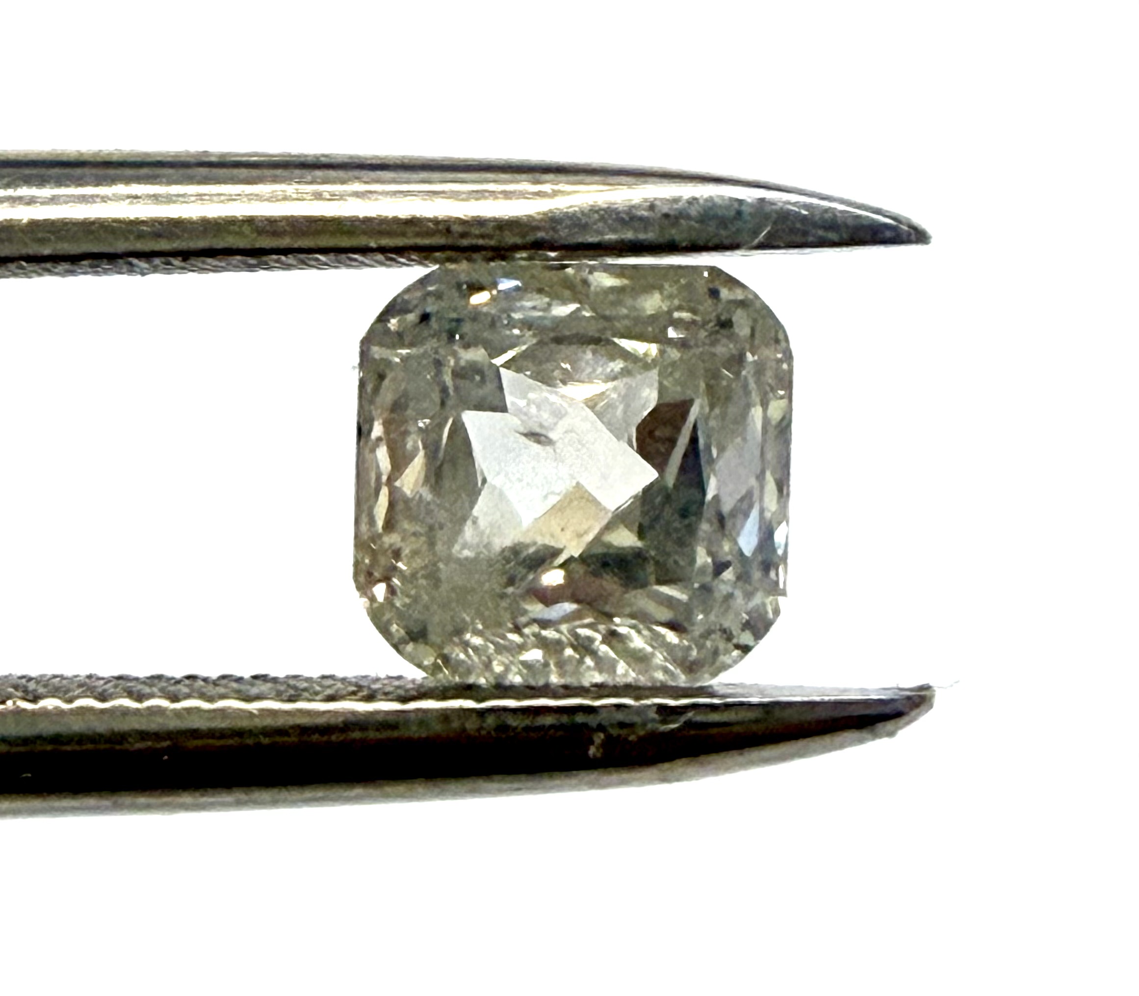 Cushion Rose CUT SALT & PEPPER 0.93ct