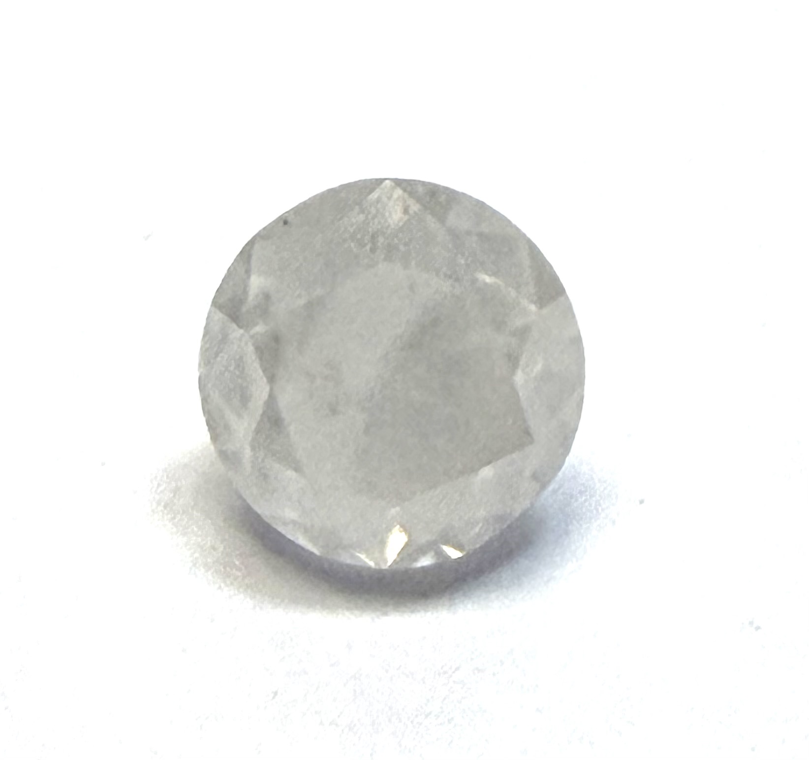 Round Milky White Salt and Pepper Pear 2.22ct - Image 2