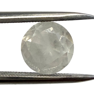 Round Milky White Salt and Pepper Pear 2.22ct