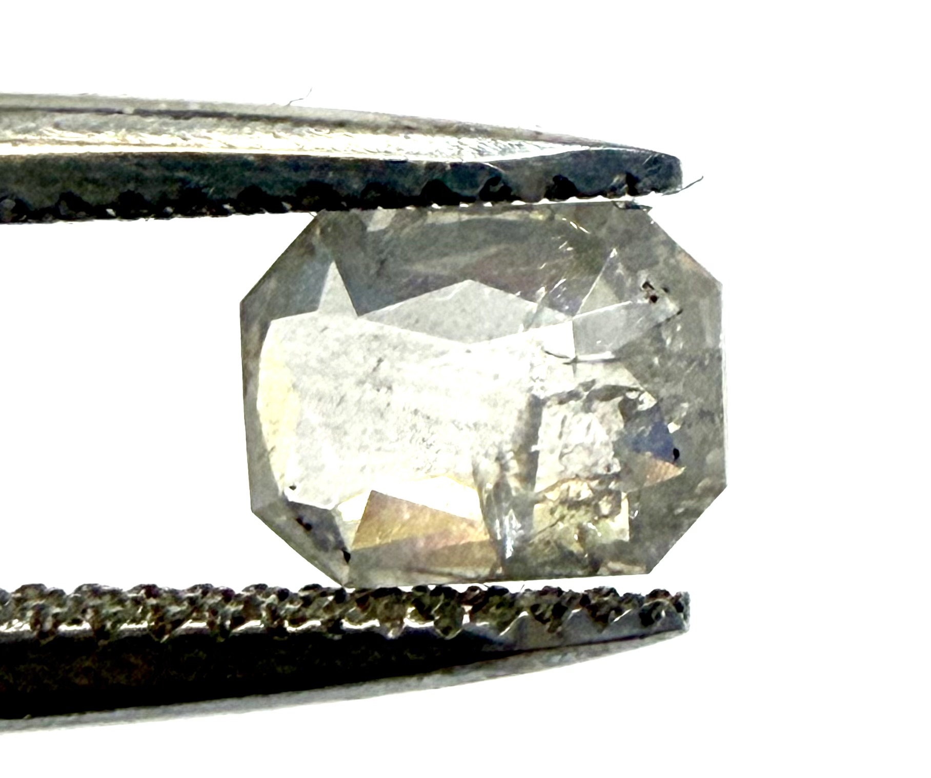 Cushion Rose CUT SALT & PEPPER 0.49ct