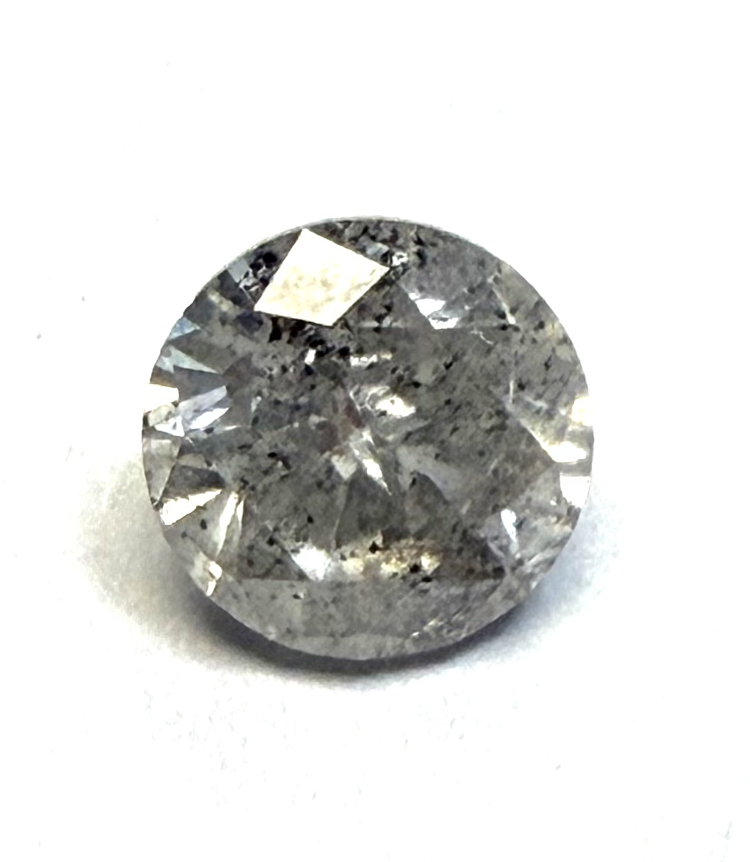 Round Brilliant Cut Salt and Pepper 1.18ct - Image 2