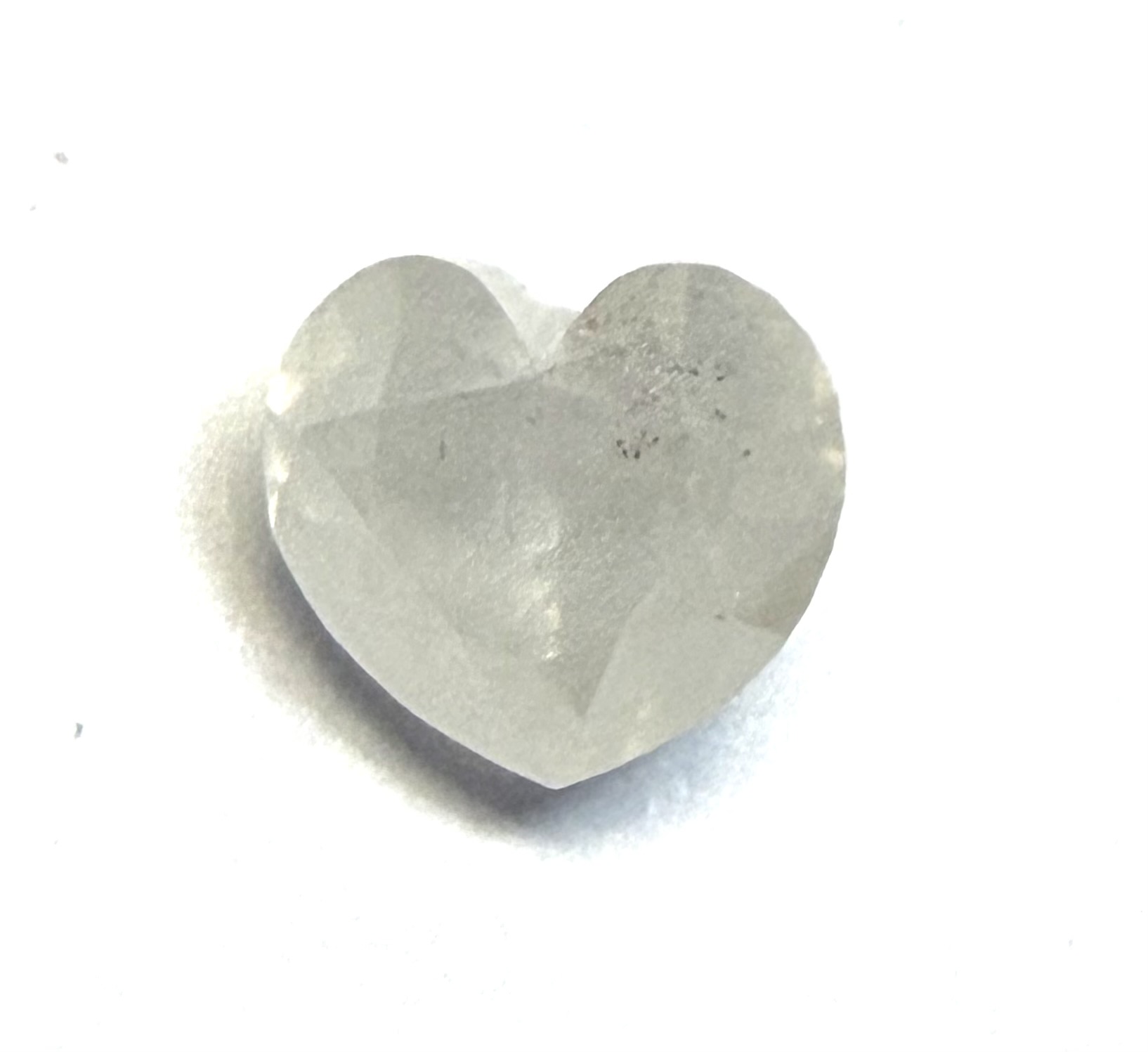Milky White Heart Brilliant Cut 2.0ct - Image 2