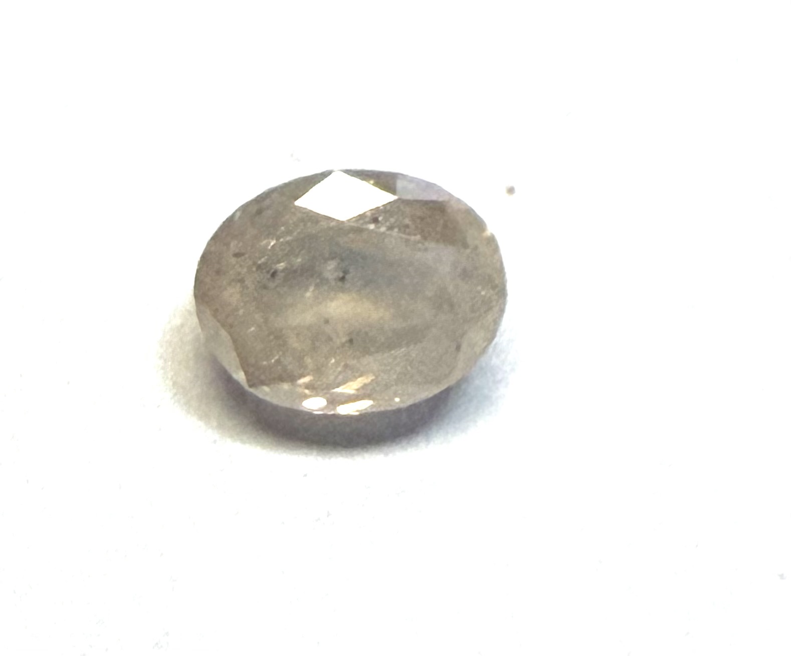 Brown Brilliant Cut Oval 0.82ct