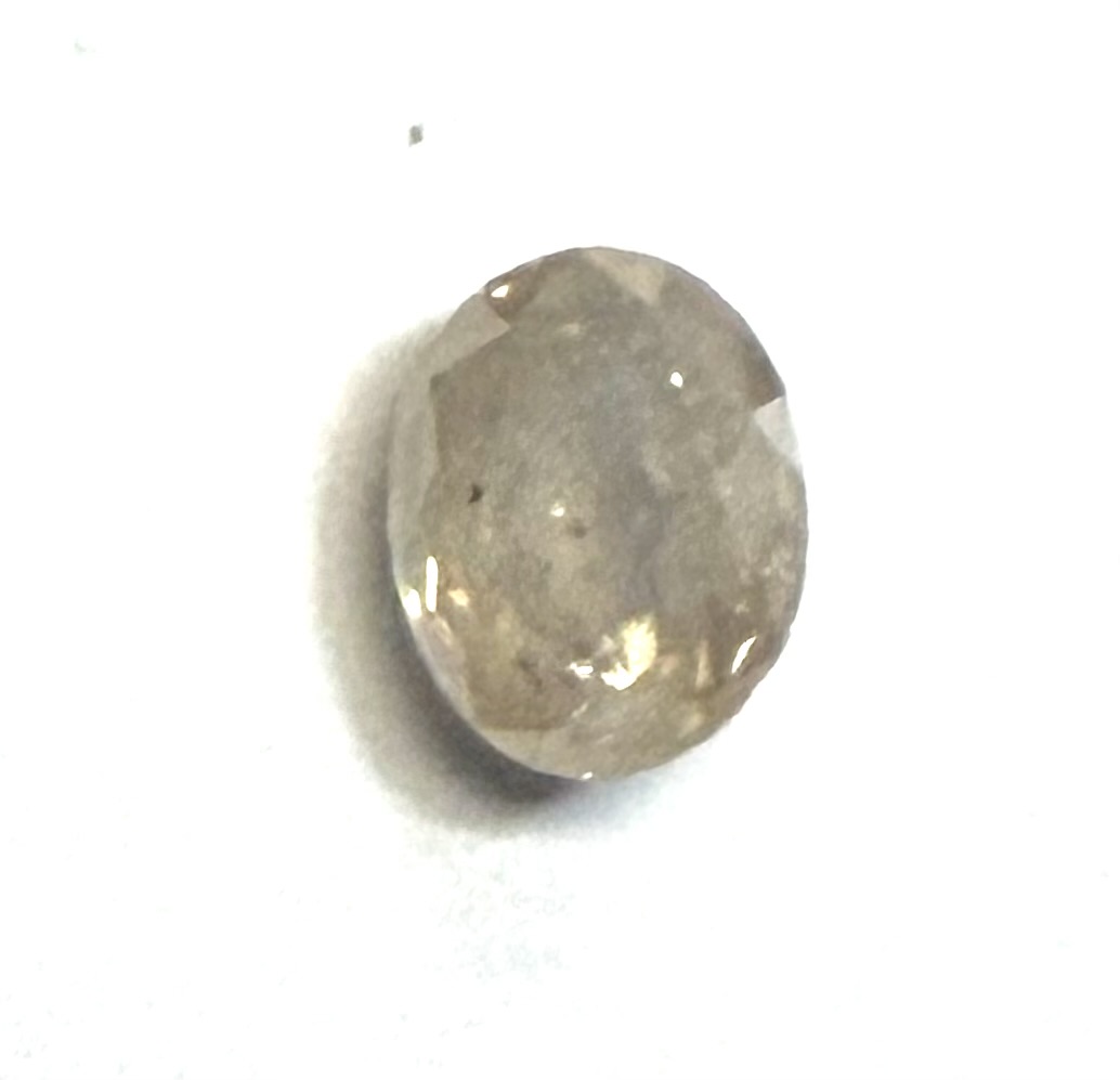 Brown Brilliant Cut Oval 0.82ct - Image 2